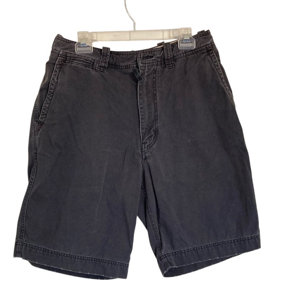Abercrombie & Fitch Mens Vintage Fatigue Shorts Grey Size 33 Heavy‎ Cotton